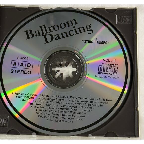 Ballroom Dancing in “Strict Tempo” Vol. 2 – CD - Picture 3 of 4
